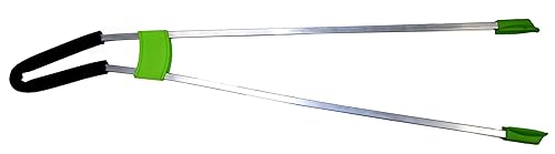 Long-handled grabber reacher tool for picking things up